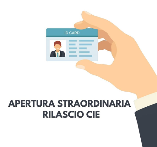 Apertura straordinaria dell'Ufficio Anagrafe del  Comune di Vignanello per rilascio della Carta di Identità Elettronica (CIE) ai soli possessori di carta di identità cartacea.